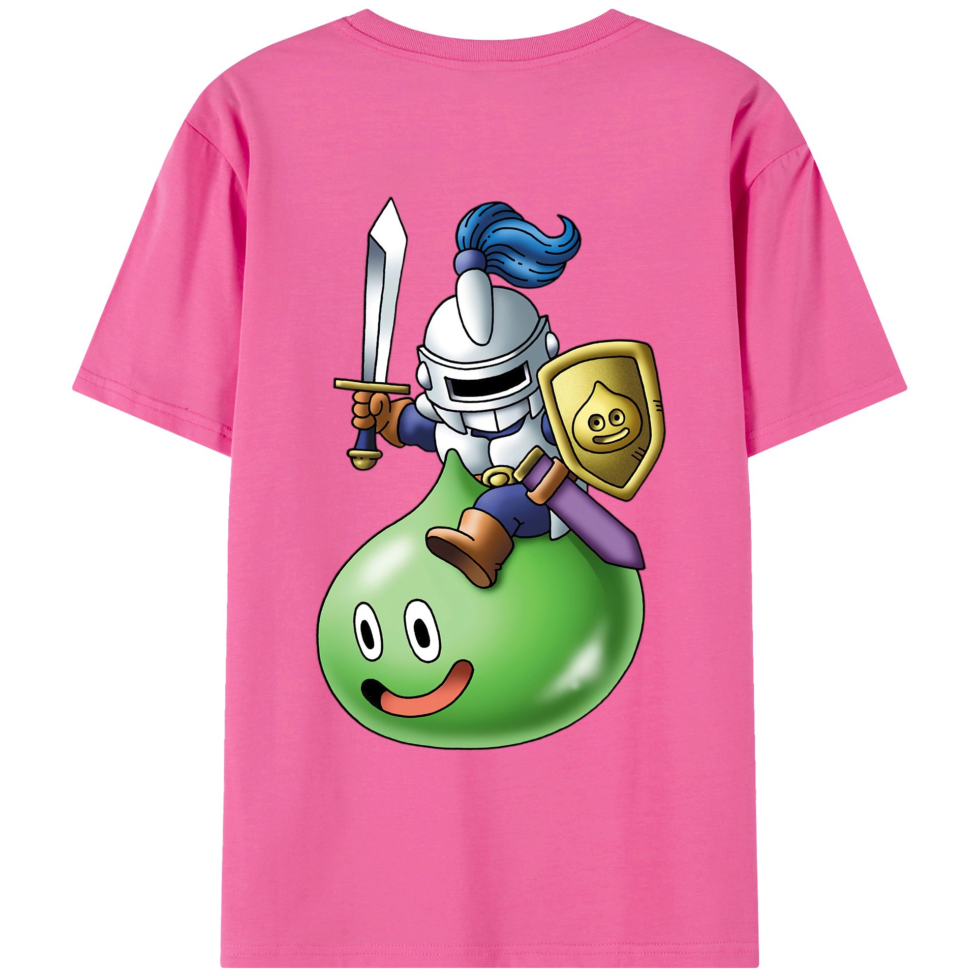 （画像用） ドラゴンクエスト Doragon Kuesuto Dragon Quest レディース半袖Tシャツ(バックプリント)